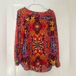 LOFT Multicolor Floral Blouse